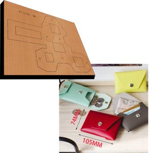Troqueladora de cuero para carteras, troqueladora de metal personalizada para billeteras, máquina troqueladora de metal con regla de acero, herramientas kraft para proceso de perforación de cuero