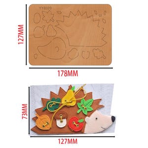 Decorazione fatta a mano con riccio, fustella in pelle, fai da te, ciondolo con animali, fustella in metallo, strumenti artigianali per punzonatura in pelle personalizzati