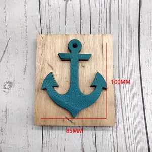Anchor Leder Punch Stanzform-Handgefertigte Stahlregel Metall Stanzform-DIY Leder Stanzform-Leder Punch Craft Werkzeug-Passen Sie Ihre Bedürfnisse
