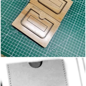 Custom kaarttas stansen, beentje leer gestanst, stalen liniaal metalen stansvorm, leren gestanste steken, leren punch ambachten kraft tool