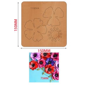 Fustellatura di fiori, bellissimi stampi per fiori, fustellatura di acciaio inossidabile per pelle, macchina per fustellatura di metallo, strumenti artigianali per punzonatura della pelle