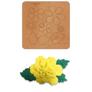 Multi-Blütenblatt Blumen Leder Stanzform,Edelstahl Leder Stanzmaschine,Metall Stanzmaschine,Leder Stanzen Handwerk Werkzeuge,Weihnachtsgeschenke