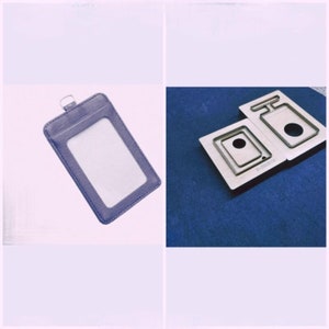 Troqueles de cuero para tarjetas de identificación, troqueles de costura para bricolaje, troqueles de metal con regla de acero, troqueles de cuero, herramientas para manualidades con perforadoras de cuero