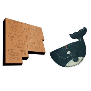 Wal Anhänger Leder Stanzen-DIY Schlüsselbund Leder Stahl Schneiden Die-Handmade Metal Stanzen-Leder Stanzen Handwerk Werkzeug-Custom Design