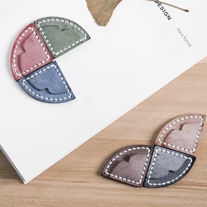 DIY Marcador de couro Die Cut-Custom Book Corner Protection Leather Cutting Die, Handmade Metal Die Cut Punching Craft Tools