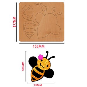 DIY Bee Anhänger Leder Stanzen-Custom Design Leder Metall Stahl Schneiden Die-Leder Stanzen Handwerk Werkzeug-Personalisierte Form Erfüllen Ihre Bedürfnisse