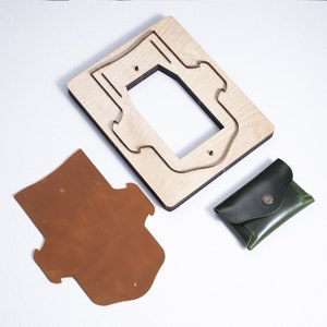 Troqueles para bolsas de cuero, troqueles de virola hechos a mano, troqueles de metal con regla de acero, troqueles de cuero, herramientas para manualidades con perforadoras de cuero