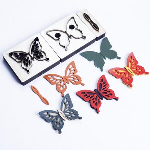 DIY Schmetterling Anhänger Leder Punch Stanzen-Handmade Stahl Regel Metall Stanzen-Custom Ihr Design Leder Punch Crafts Kraft-Werkzeug