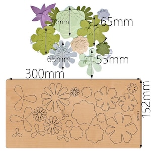 Verschiedene Formen von Blumen Leder Stanzform, Leder Edelstähle sterben, Metall Stanzmaschine, Leder Stanzen Handwerk Werkzeuge