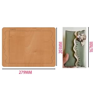 Cartera de mano, bolso de cuero, tarjetero, troqueladora de metal con regla de acero, troqueladora de cuero, herramienta para manualidades con perforadora de cuero