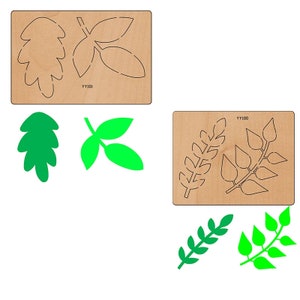 Leaves Leather Punch Die Cutter, Foliage Die Cutter, Steel Rule Metal Die Cutter, Leather Die Cut Mold, Leather Punch Crafts Kraft Tool