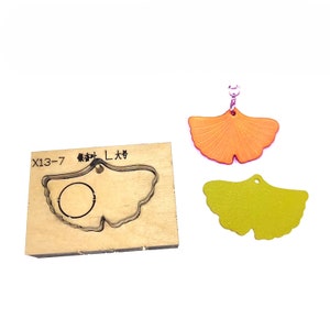 Ginkgo Biloba Leder Stanzen, Ginkgo Stanzen, Stahlregel Metall Stanze, Leder Schlagen Handwerk Kraft Werkzeug, Weihnachtsgeschenke