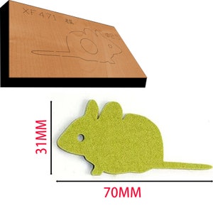 Maus Design Leder Stanzer Handgefertigte Stahlregel Metallstanze-Customized Leder Stanzform-Leder Punch Craft Tool-DIY Anhänger
