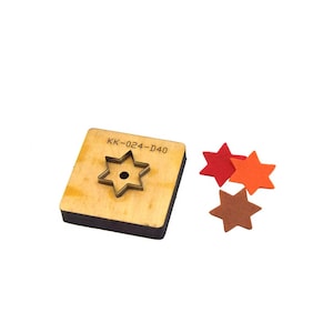 Sechszackiger Stern Leder sterben schneiden-Handmade Leder Punch sterben geschnitten-DIY Stahl Regel Metall sterben Cutter-Personalisierte Design Leder sterben geschnitten