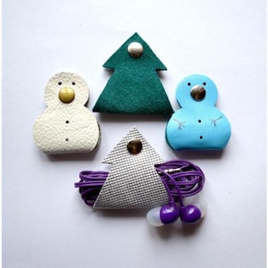Weihnachtsbaum-Datenkabel-Aufbewahrungsclips aus Leder sterben geschnitten-benutzerdefinierte Schneemann-Kabel-Organizer Leder Metall stanzen-Leder Stanzen Handwerk Werkzeug