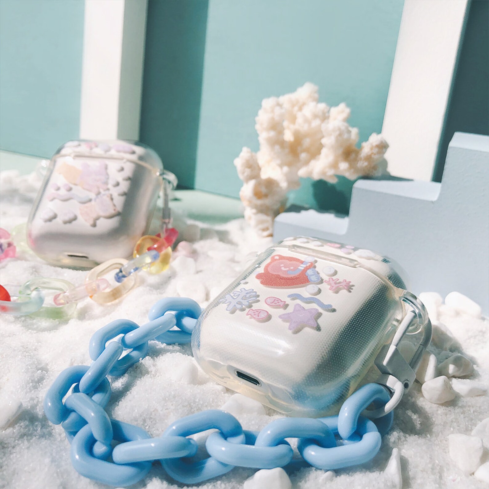 Lovely color chain Shock Proof AirPod Case For AirPod 1 Airpod Etsy