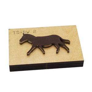 Benutzerdefinierte Pferd Anhänger Leder Stanzer-Handmade Stahl Regel Metall Stanzer-Leder sterben geschnitten-Leder Punch Handwerk Werkzeug-Erfüllen Sie Ihre Bedürfnisse