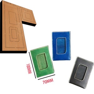 Découpe en cuir avec virole colorée, découpe de sac bricolage, emporte-pièce en métal avec règle en acier, outil kraft pour créations artisanales en cuir, cadeau pour les pères