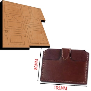 Troqueles de cuero para bricolaje, troqueles de metal con regla de acero, troqueles de cuero para bolsas de tarjetas personalizadas, herramientas para manualidades con perforadoras de cuero, Día del padre