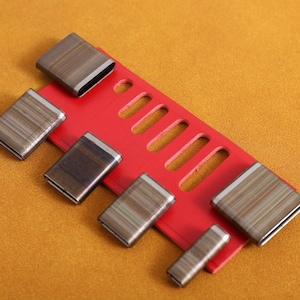 Ceinture ovale faite main à encoche plate - Règle en acier de taille personnalisée - Découpeur en métal - Perforatrice pour cuir, Artisanat d'outils Kraft - Répondez à votre demande