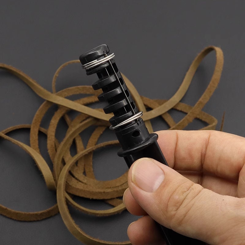 Cinturino In Pelle Piatto Marrone Antico - 10x2,5 Mm - Foto 5