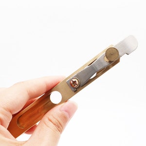 Leather Positioning Cutter, Leather Pure Copper Cutter, DIY Leather Tool Cutter, Leather Die-cutting Crafts, Leather Crafting Tools