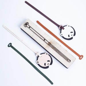 Niedlicher Panda Gepäckanhänger Leder Stanzen-Handmade Charm Anhänger Stahl Regel Metall sterben Schnitt-Beutel-hängende Dekoration Leder Punch Crafts-Tool