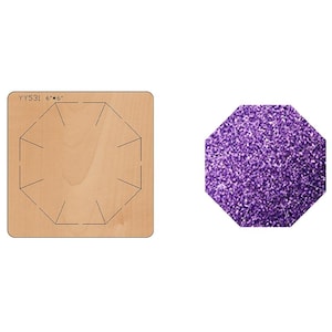 Benutzerdefinierte achteckige Leder Stanzform-DIY Stahl Regel Metallstanze-Personalisierte Design Leder sterben geschnittene Form-Leder Schlag Handwerks-Werkzeug