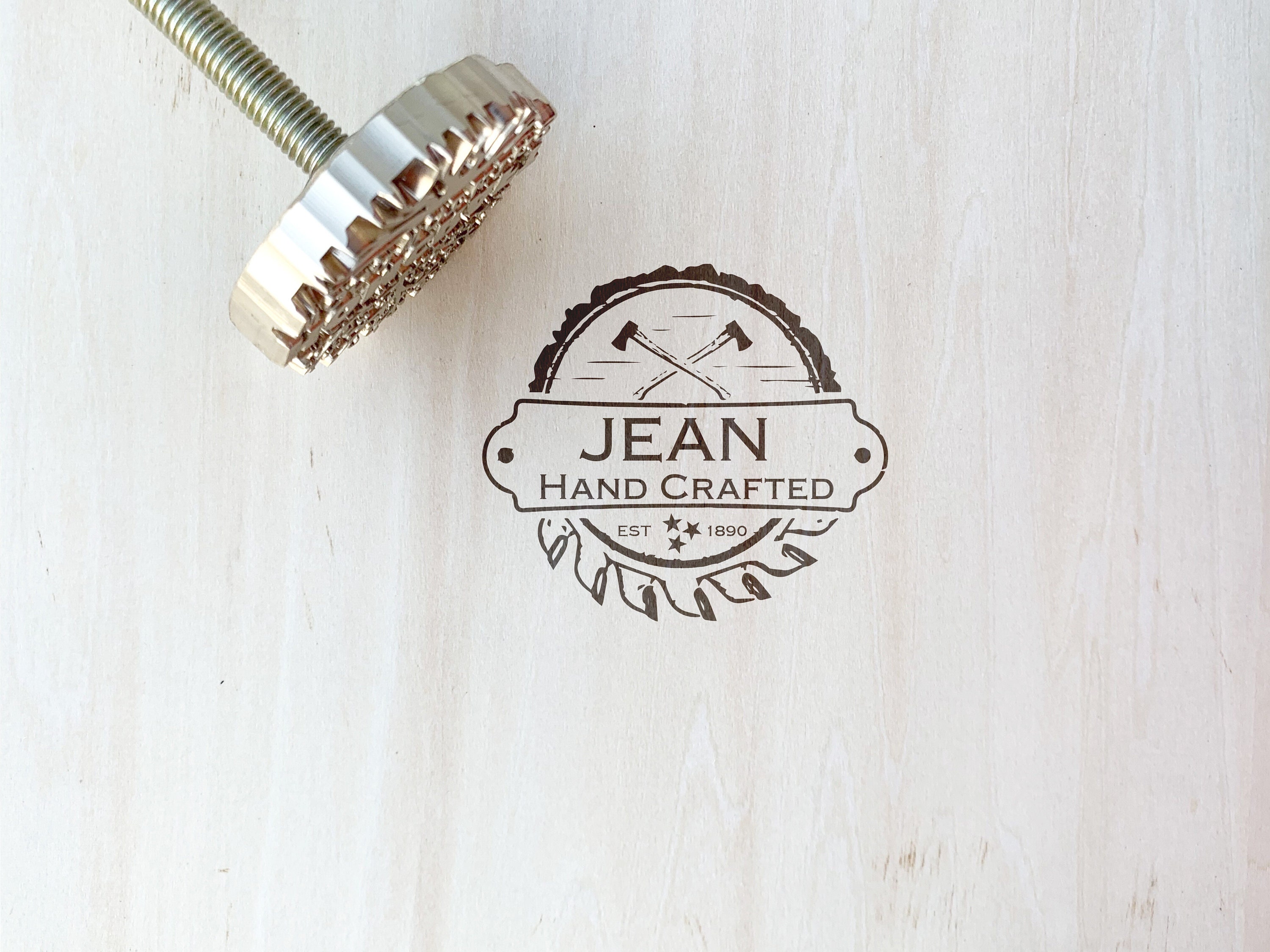 Custom wood branding iron for woodworkers-Wood burning | Etsy