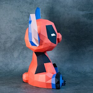 Deadpool Craft Paper Stitch Deadpool Paper Craft, Digital Template, Origami, PDF Download ...
