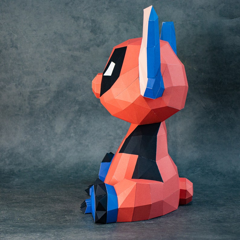 Deadpool Craft Paper Stitch Deadpool Paper Craft, Digital Template, Origami, PDF Download ...