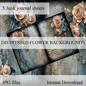 Scrapbook background papers, scrapbook, scrapbooking, journal, scrapbooking, ephemera, digital paper, printable papers