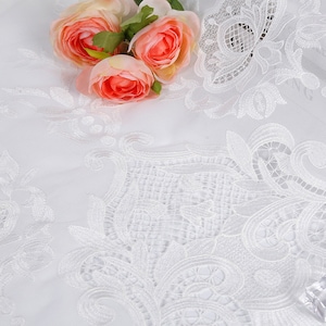 Embroidery Chiffon Fabric ,Chiffon Embroidered Fabric For Dress,Clothing,National Style Fabric By The Yard