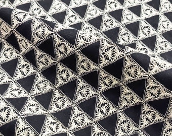 Tissu en coton à broder par mètre