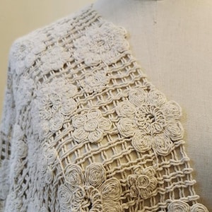 Cotton Embroidery Lace Fabric,Crochet Fabric By The Yard