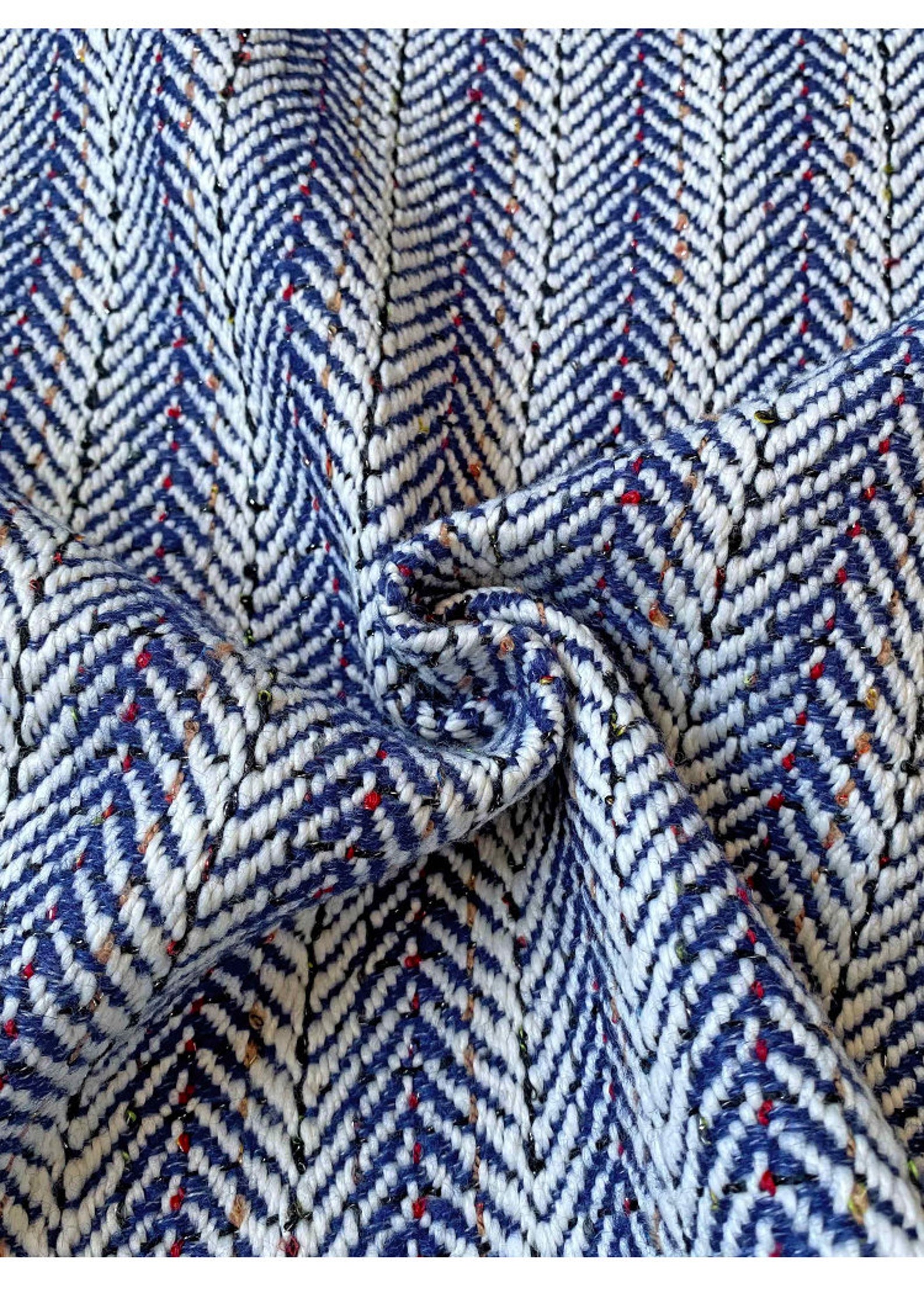 Tweed Fabric By the yard Etsy