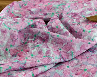 Printed Ramie Fabric By The Yard