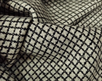 Tweed Jacquard Fabric,Woven Soft Woolen Fabric By The Yard