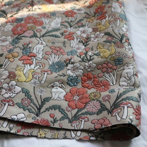 Brocade Fabric,Rabbit Jacquard Fabric By The Yard
