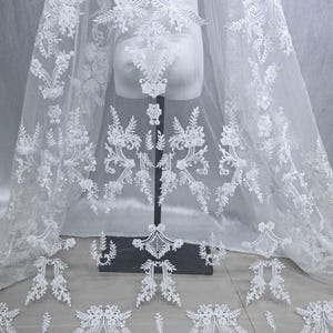 Stickerei Spitzenstoff Meterware