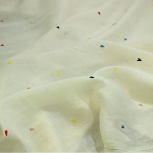 Ramie Embroidery Fabric By the yard