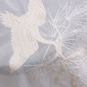 Embroidery Chiffon Fabric ,Chiffon Embroidered Fabric For Dress,Clothing,National Style Fabric By The Yard