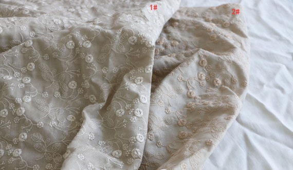 Embroidery 2024 fabric linen