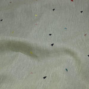 Embroidey Linen Fabric By The Yard