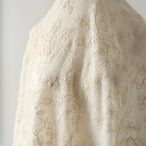 Embroidery Lace Fabric,Wool Crochet Fabric By The Yard