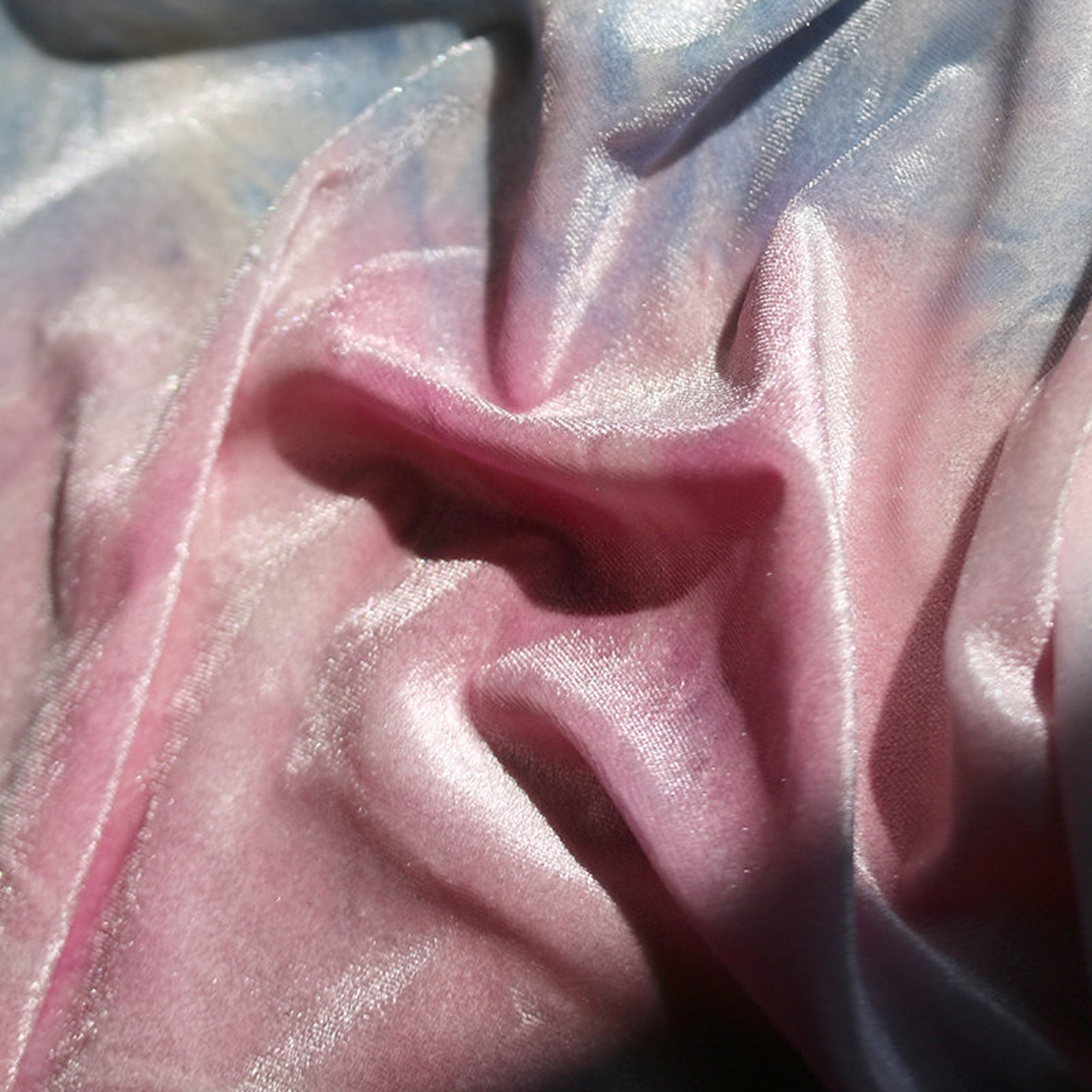 Tie Dye Velvet Fabric by the Yard Etsy