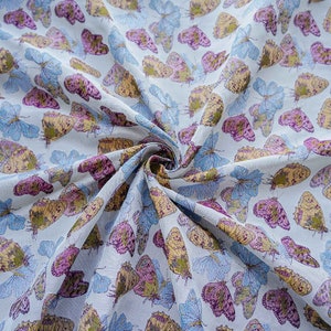 Buttterfly Jacquard Fabric By The Yard