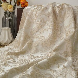 Brocade Fabric,Jacquard Fabric By The Yard