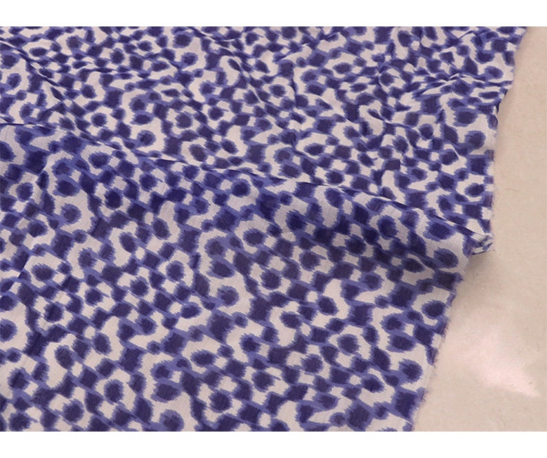 Print silky Fabric,Flower Silk Fabric By The Yard