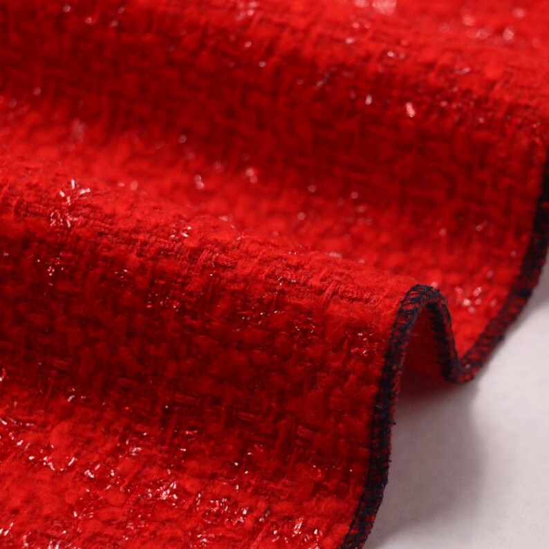 Wool Tweed Fabric by the Yard Etsy